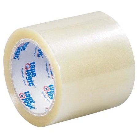 Tape Logic 4'' x 72 yds. Clear Tape Logic 2 Mil Acrylic Tape, 6PK T92161006PK